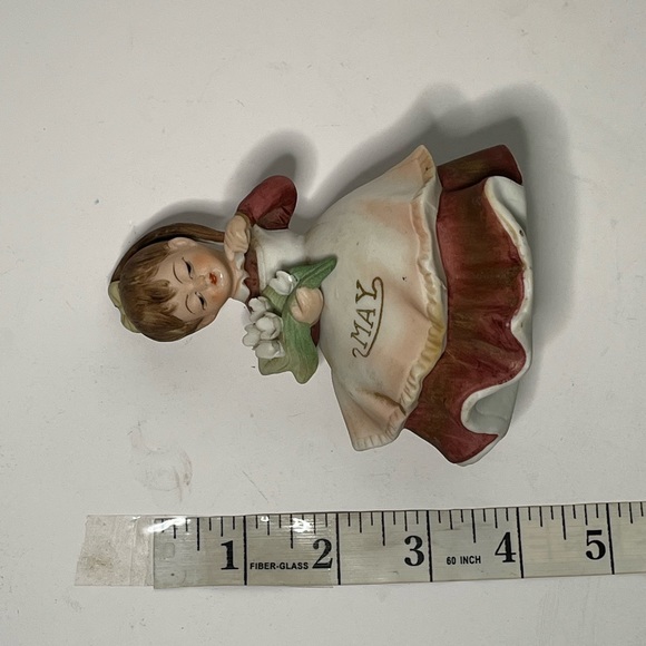 Vintage Lefon Girl with flowers May - Picture 5 of 6